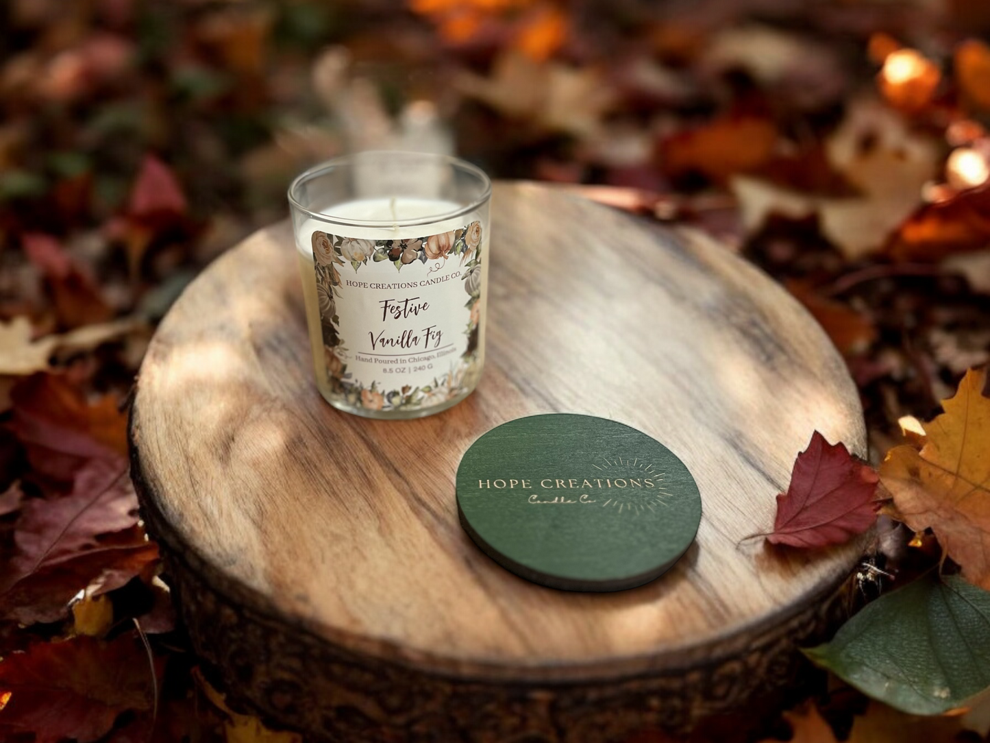 8.5 oz Coconut Soy Candle- Fall Collection